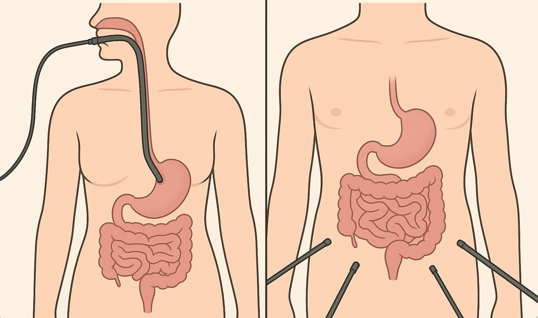 Endoscopy vs Laparoscopy and the Beginnings